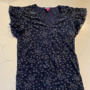 Vince Camuto ruffle sleeve top